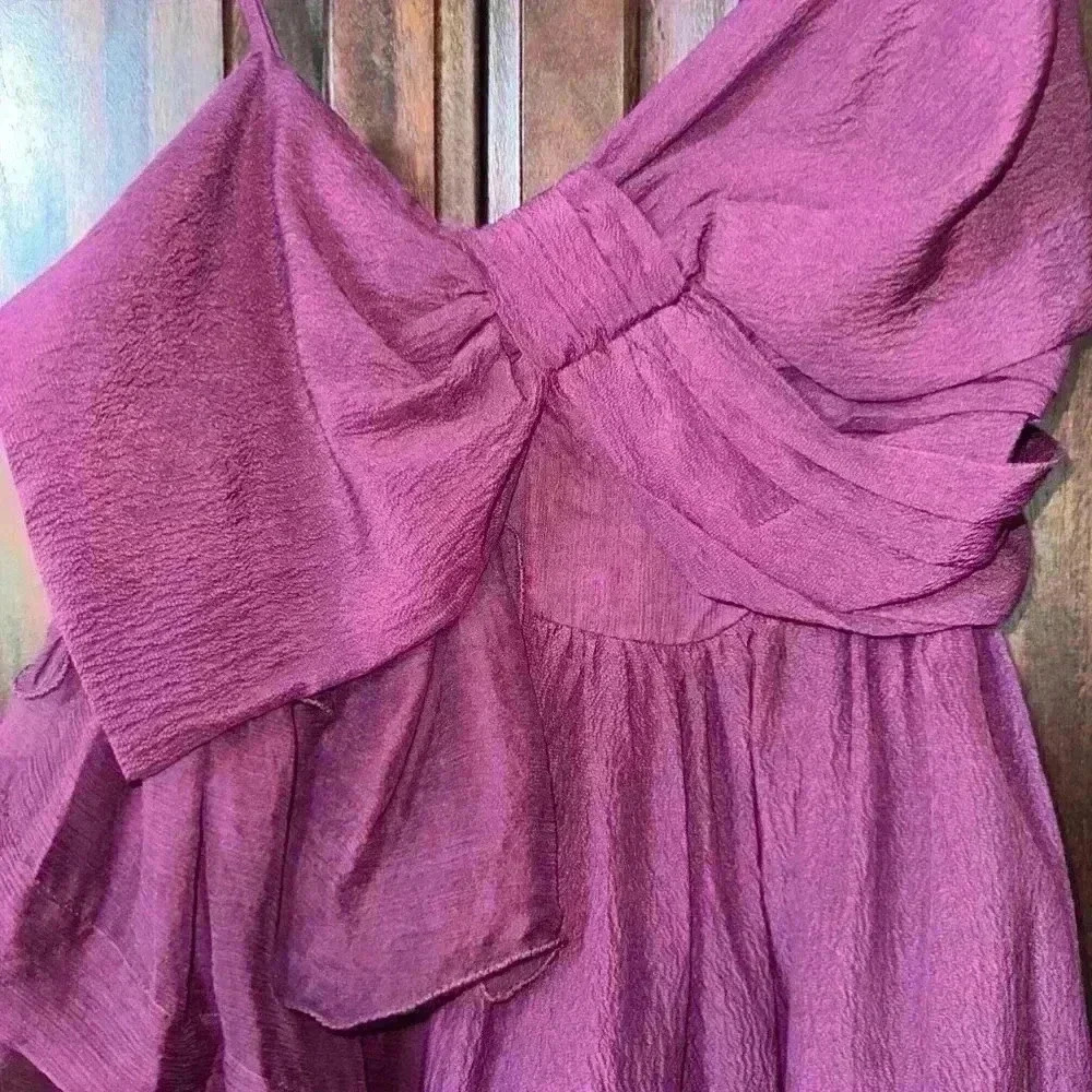 NWT!! Beautiful Leon Max Dress, Purple, Women’s Size Medium - Picture 3 of 11